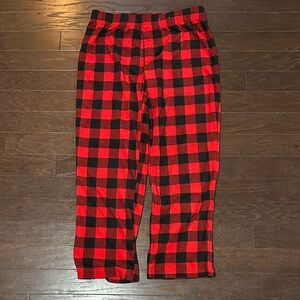 3/$12 ✨ Red and Black Plaid Pajama Pants